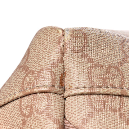 Gucci GG Supreme Monogram Medium Single Buckle Rucksack Backpack Beige 21 of 26