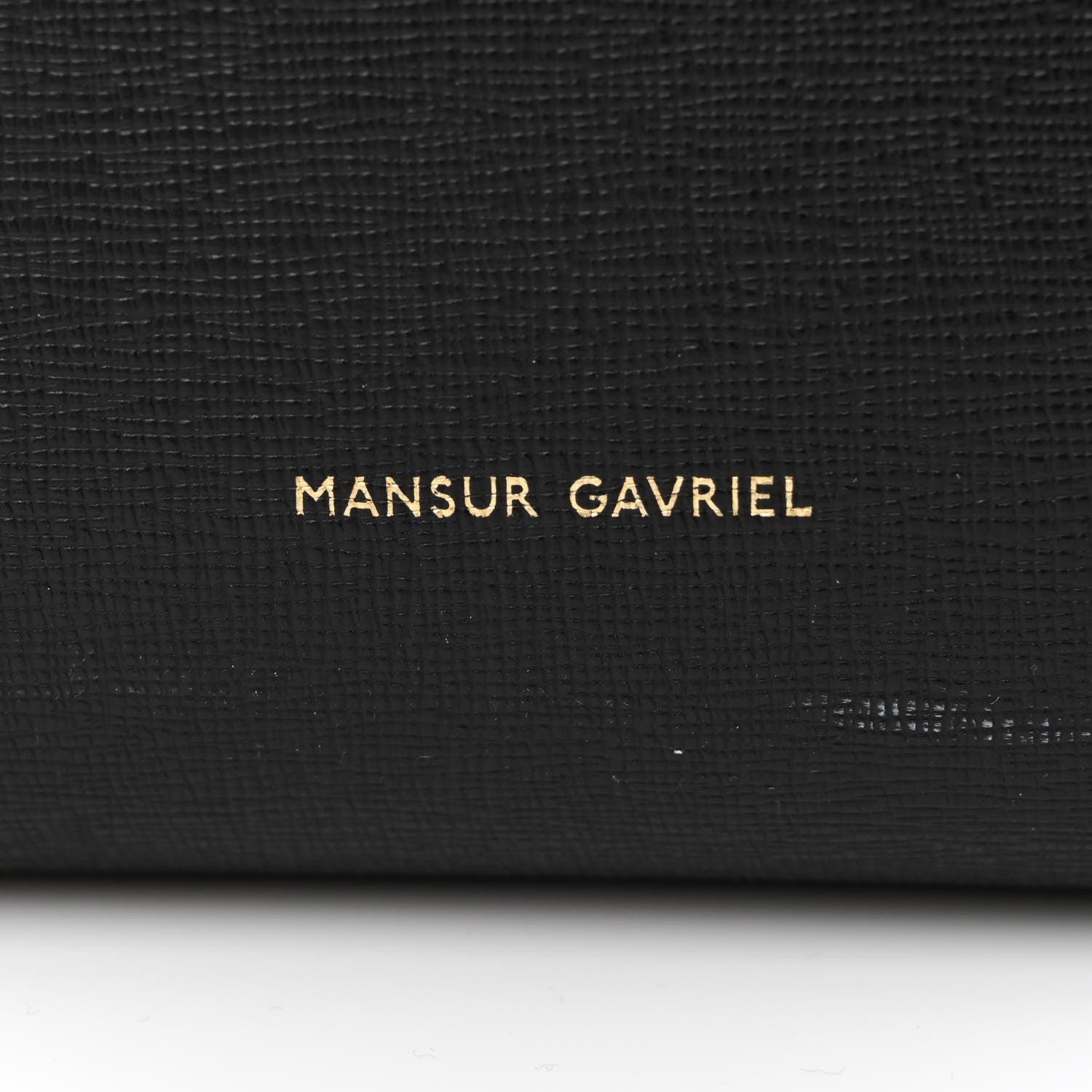 Mansur Gavriel Saffiano Bucket Bag Black Flamma 6 of 15
