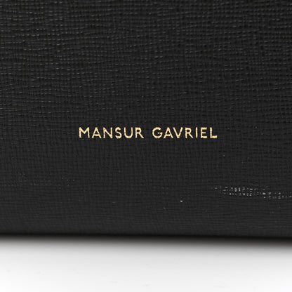 Mansur Gavriel Saffiano Bucket Bag Black Flamma 6 of 15