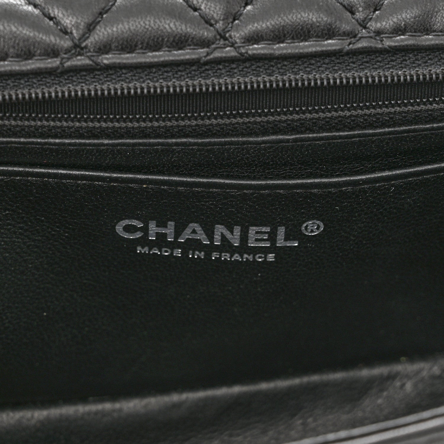Chanel Lambskin Embroidered Camellia Follies Flap Black 5 of 10