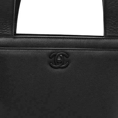 Chanel Caviar CC Shoulder Bag So Black 8 of 10