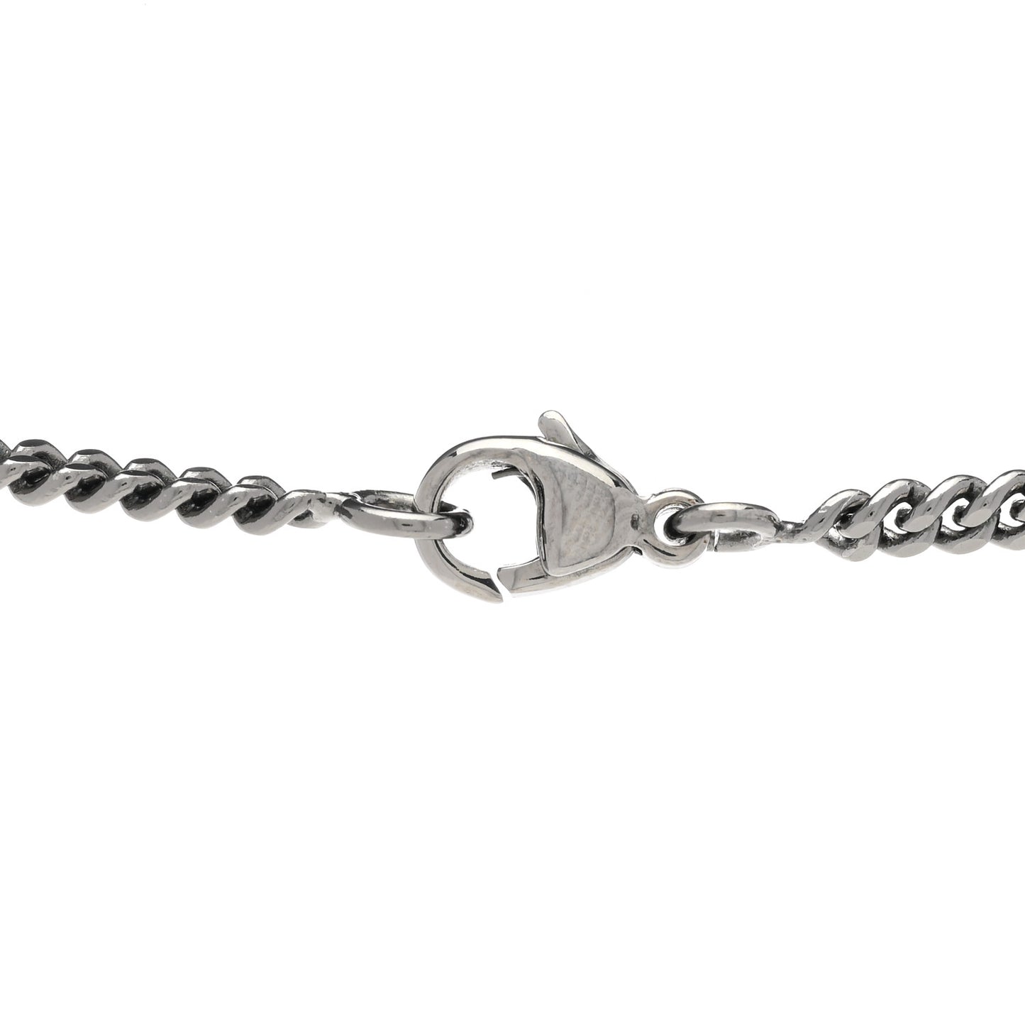 Crystal CC Necklace Silver Multicolor