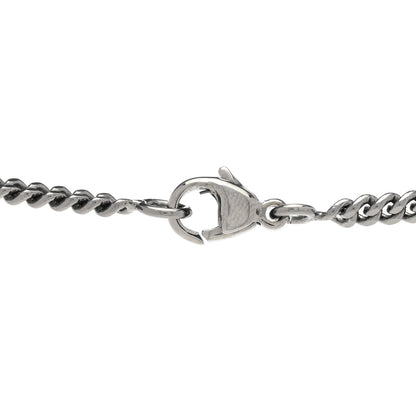 Chanel Crystal CC Necklace Silver Multicolor 5 of 6