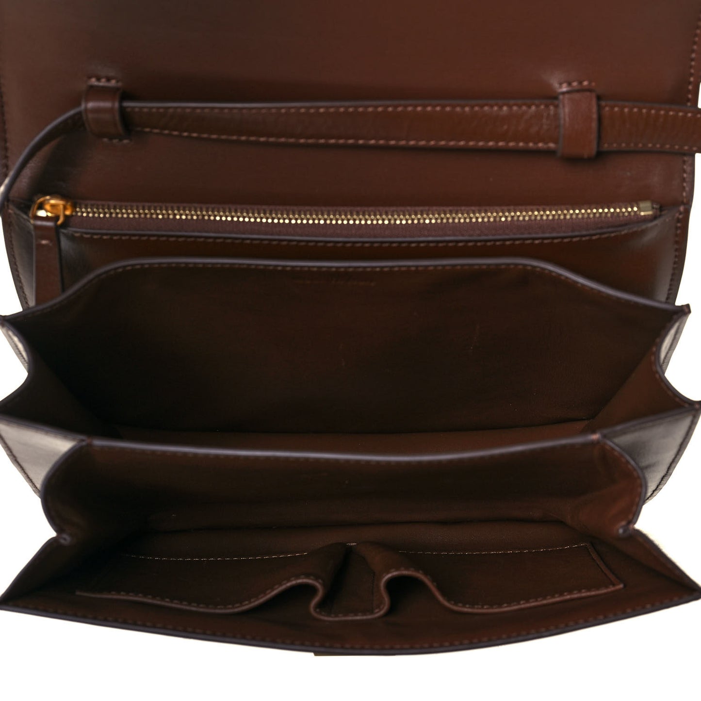 Box Calfskin Medium Classic Box Flap Bag Camel