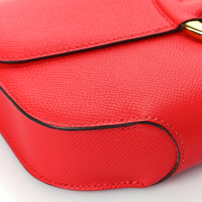 Hermes Epsom Cherche Midi Clutch Rouge Tomate 7 of 9