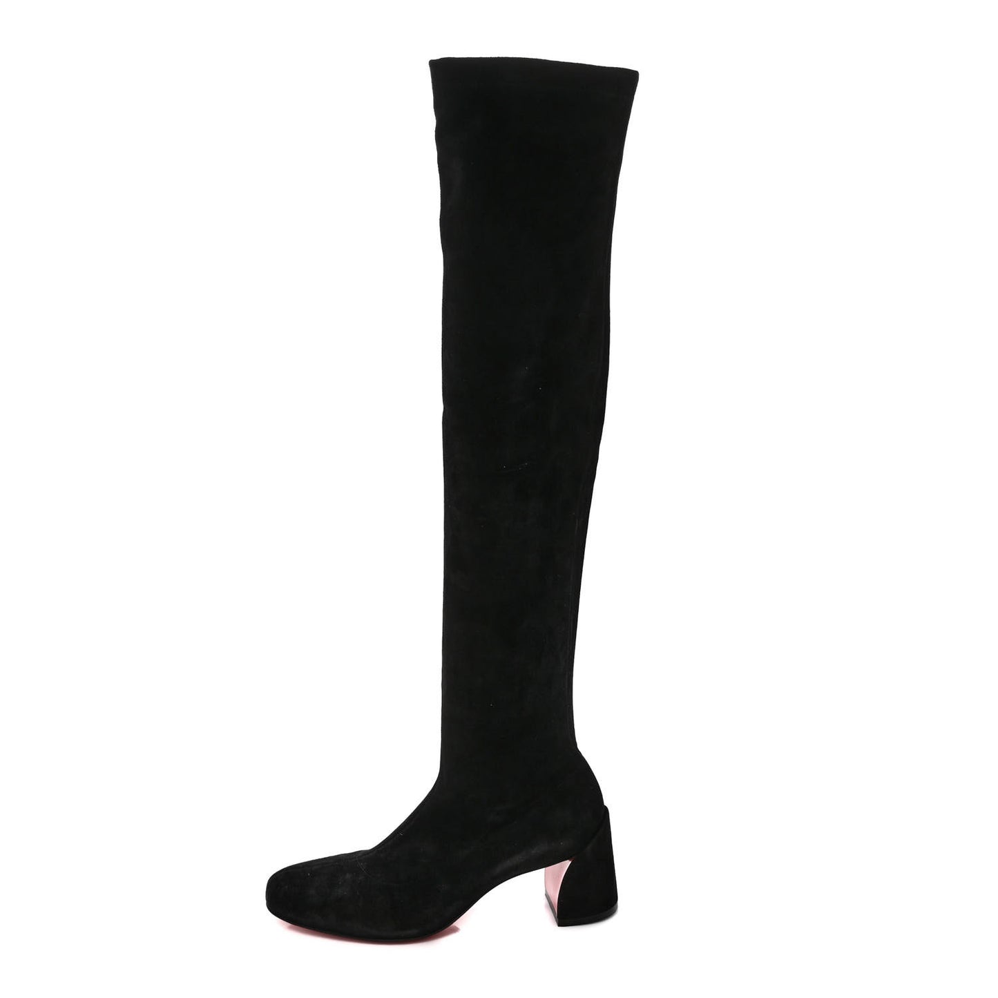Veau Velours Stretch Turelaboot Alta 55 Over The Knee Boots 37 Black