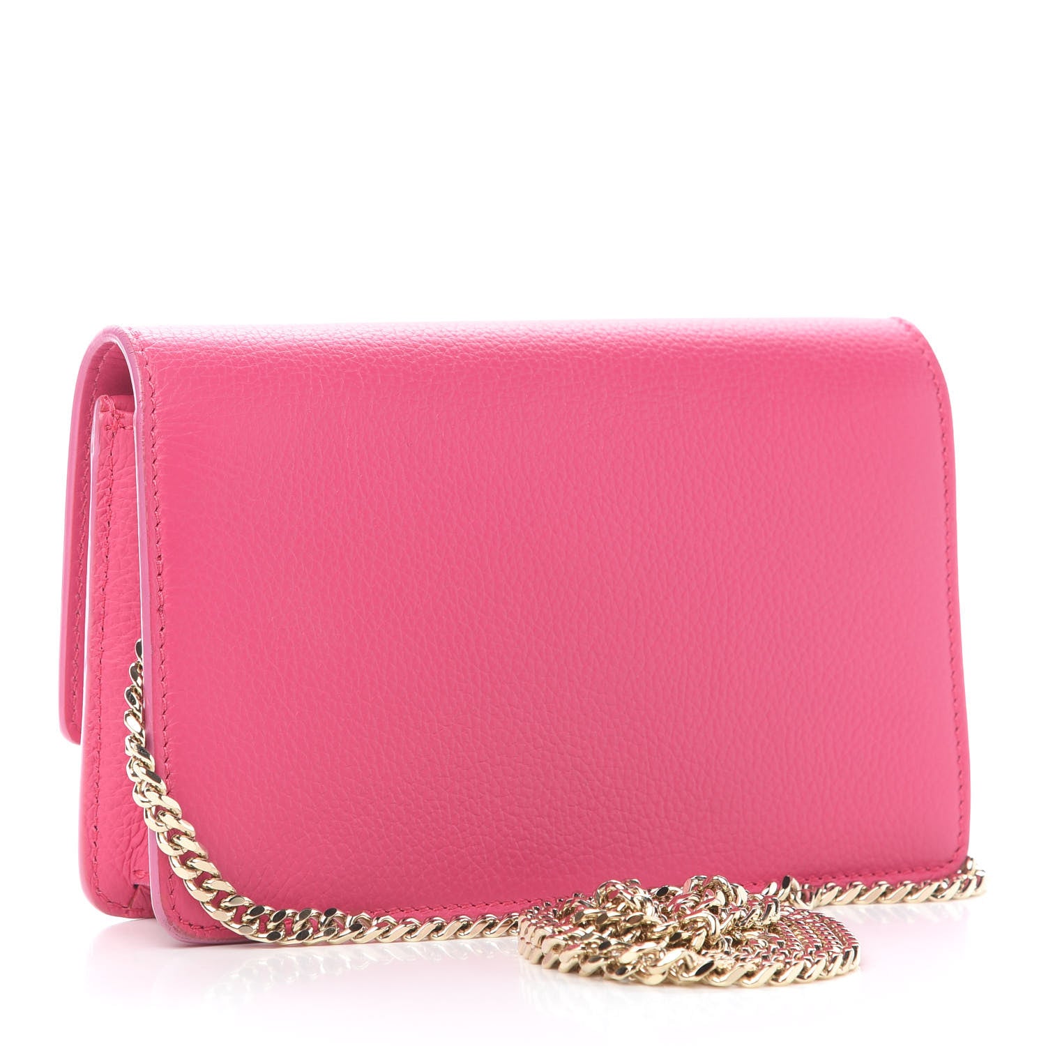 Versace Grained Calfskin Palazzo Chain Evening Bag Pink 2 of 9