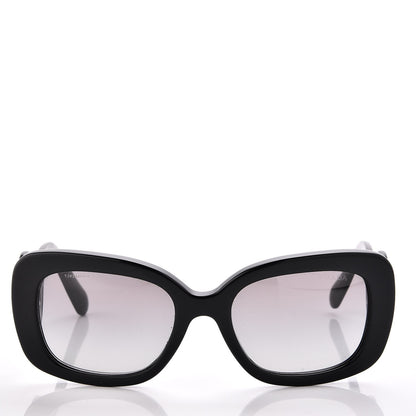 Prada Acetate Baroque Sunglasses SPR 27O Black 2 of 8