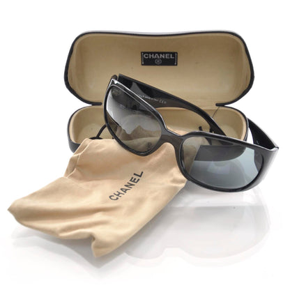 Chanel Crystal CC Logo Sunglasses 5080 B Black 8 of 8