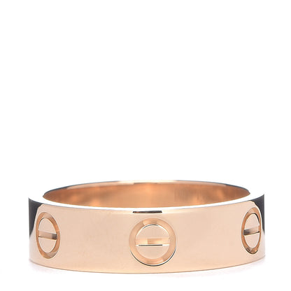 Cartier 18K Yellow Gold 5.5mm LOVE Ring 56 7.5 1 of 6