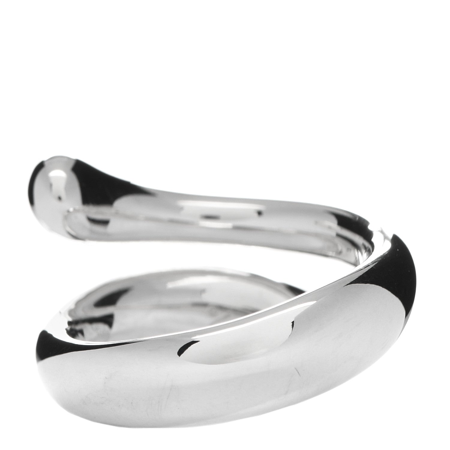Tiffany Sterling Silver Elsa Peretti Teardrop Ring 51 5.75 3 of 4