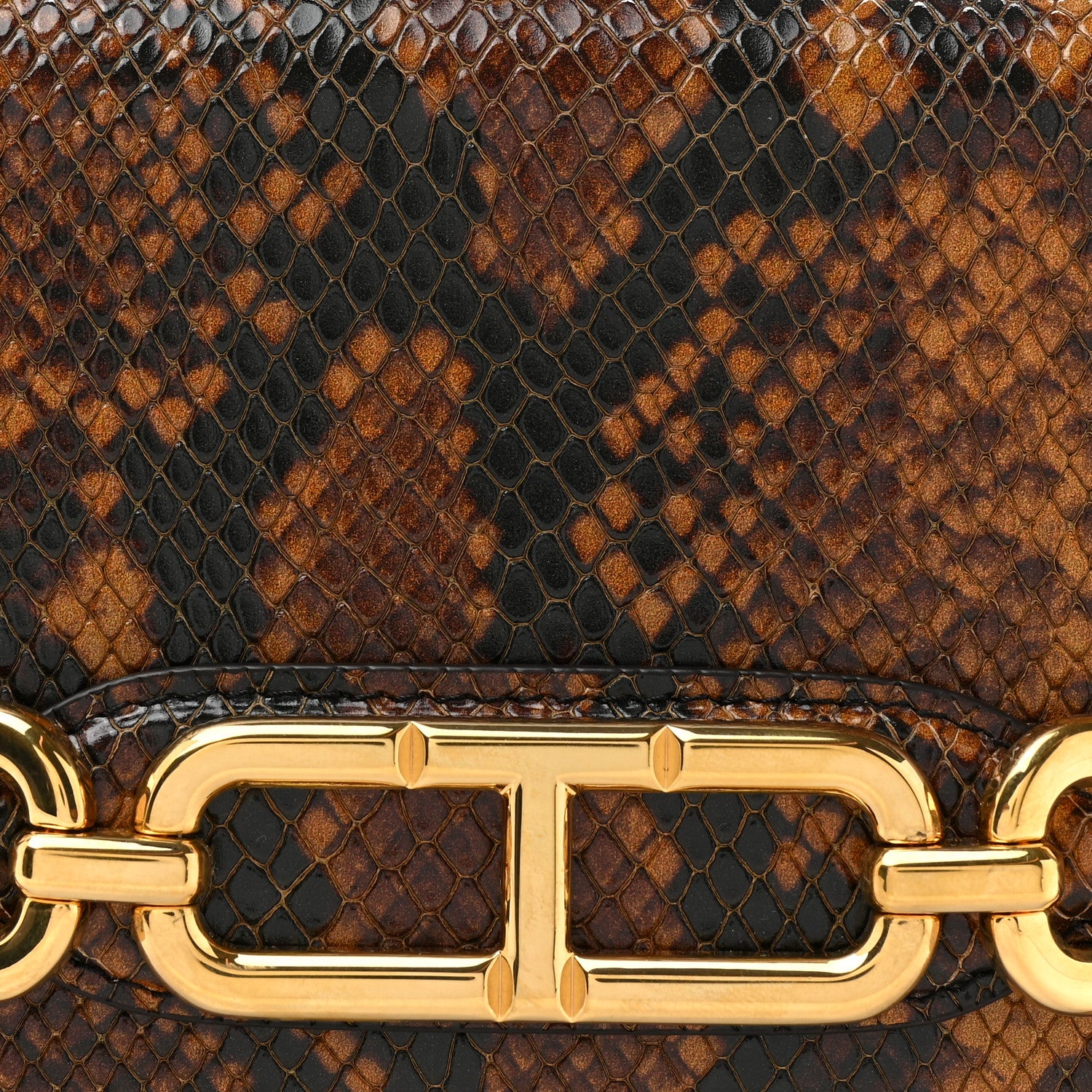 Tom Ford TOM FORD Snakeskin Embossed Mini Whitney Shoulder Bag Caramel 7 of 9