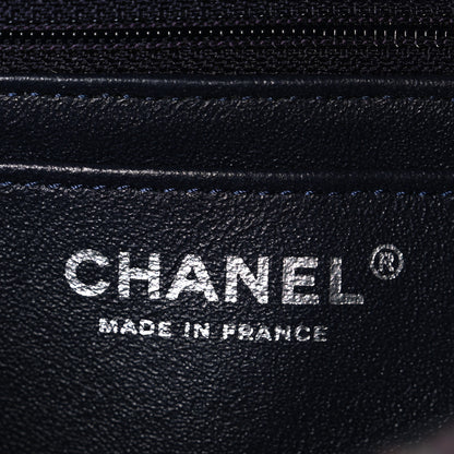 Chanel Tweed Quilted Mini Rectangular Flap Green Navy Dark Beige 6 of 10