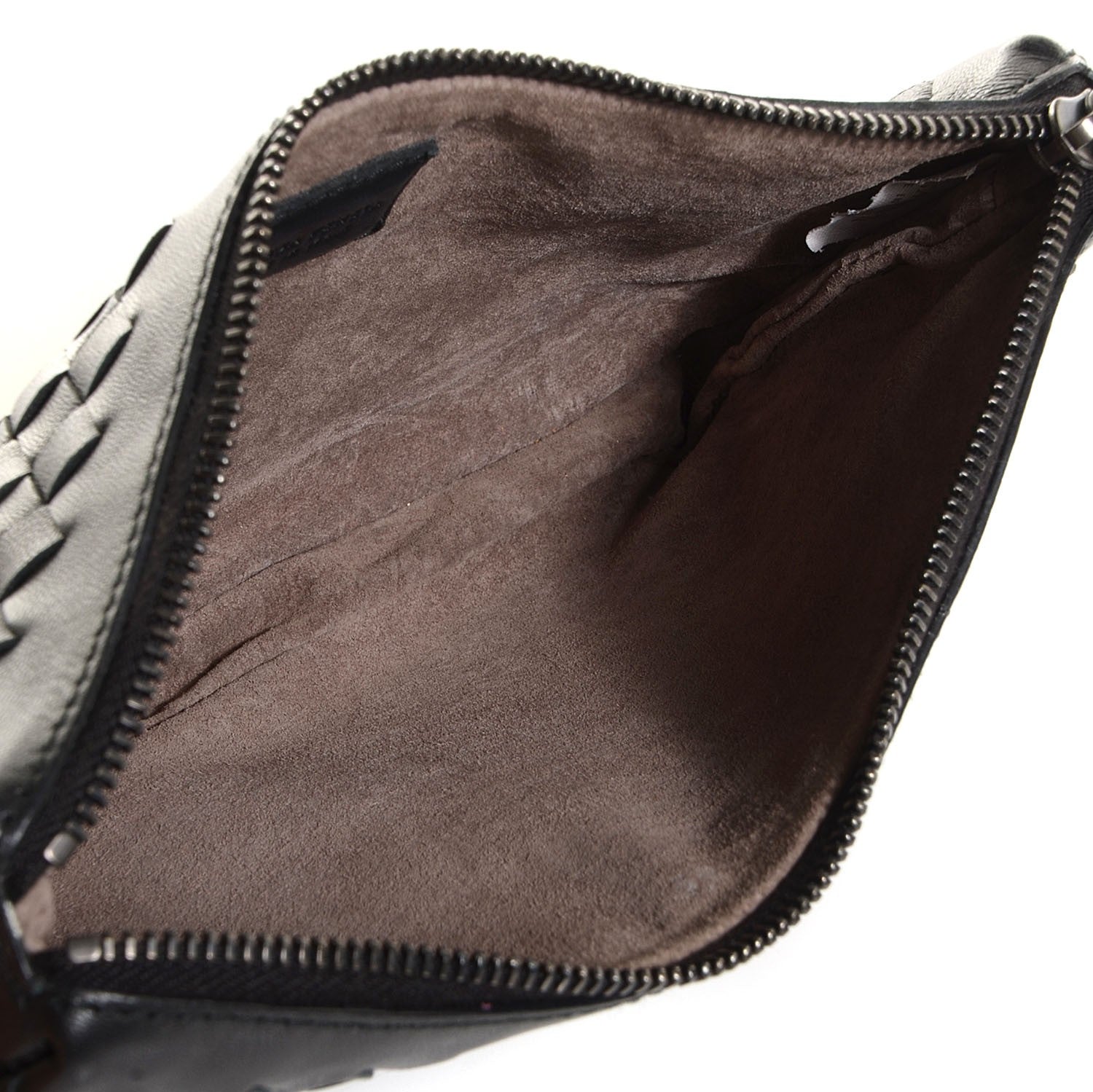 Bottega Veneta Nappa Intrecciato Zip Case Nero Black 5 of 8