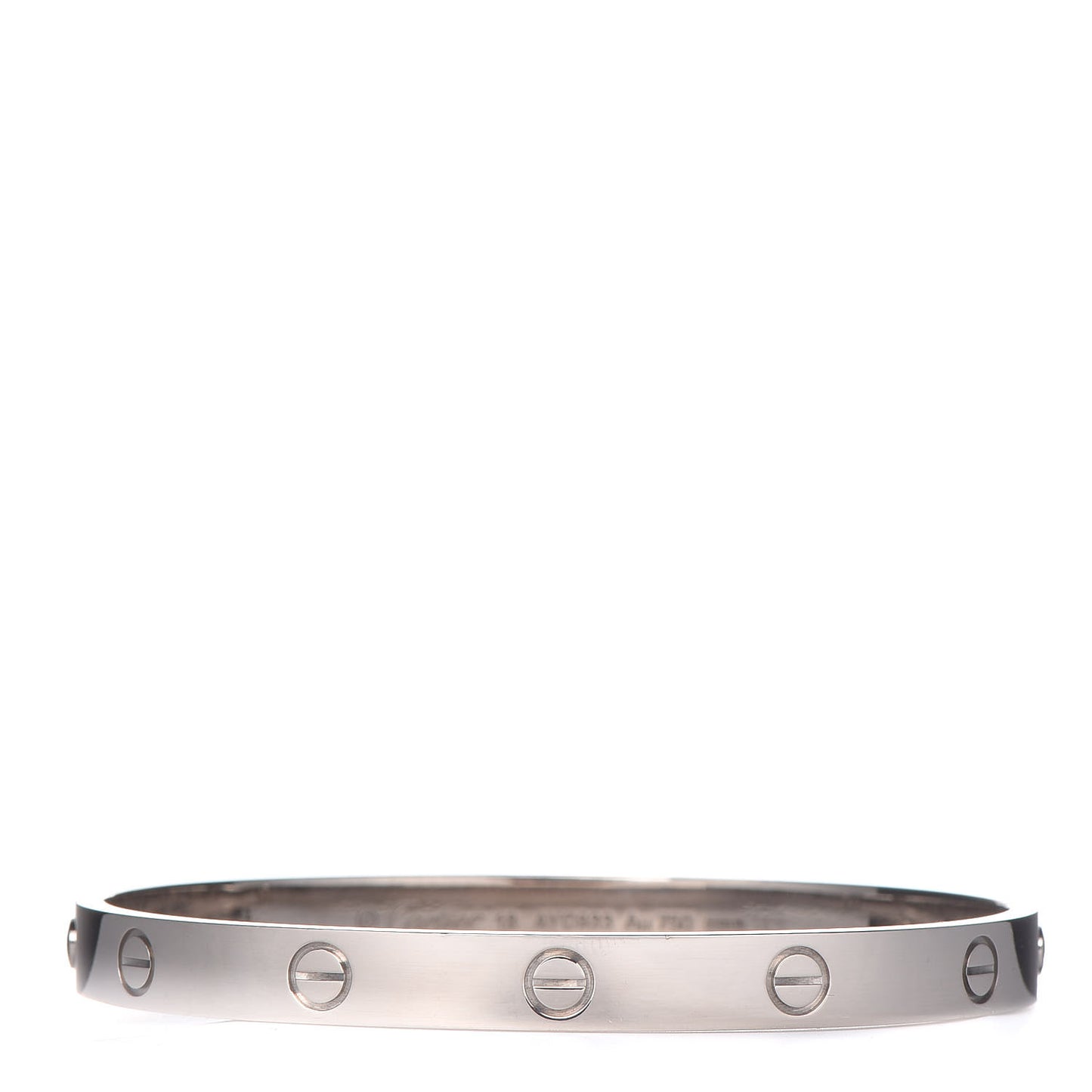 18K White Gold LOVE Bracelet 18