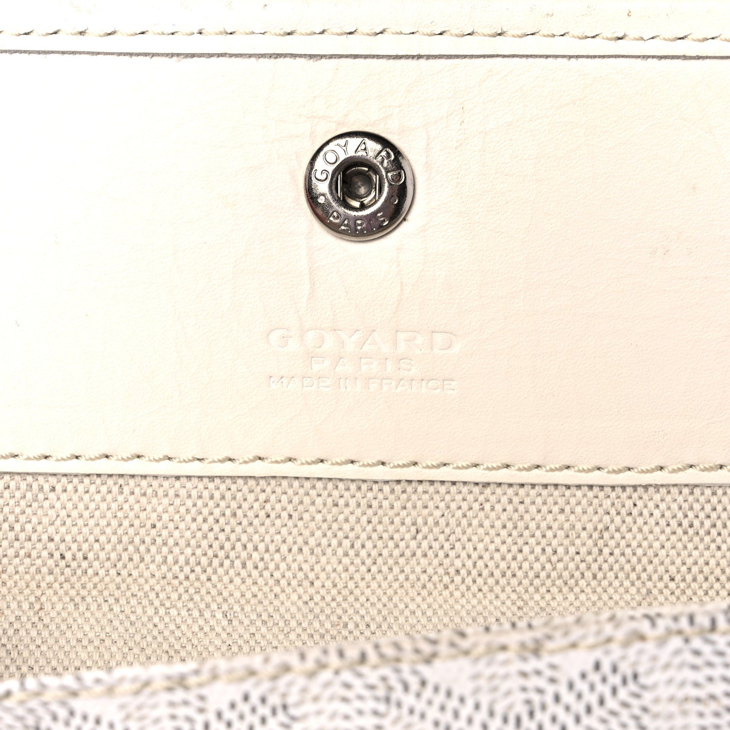 Goyardine Saint Louis PM White