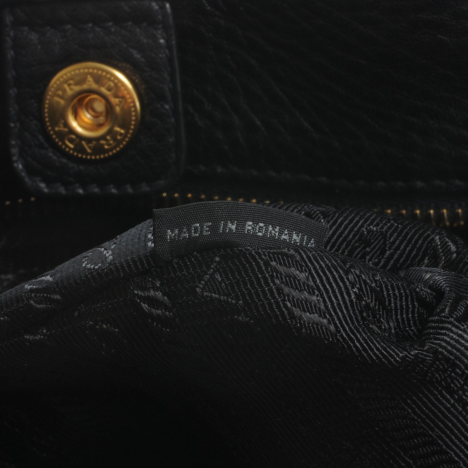 Prada Vitello Daino Shopping Tote Nero Black 7 of 10
