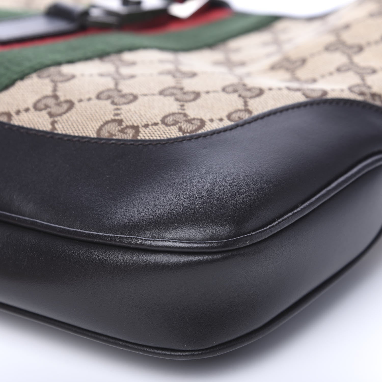 Gucci Monogram Web Jackie O Hobo Dark Brown 9 of 9