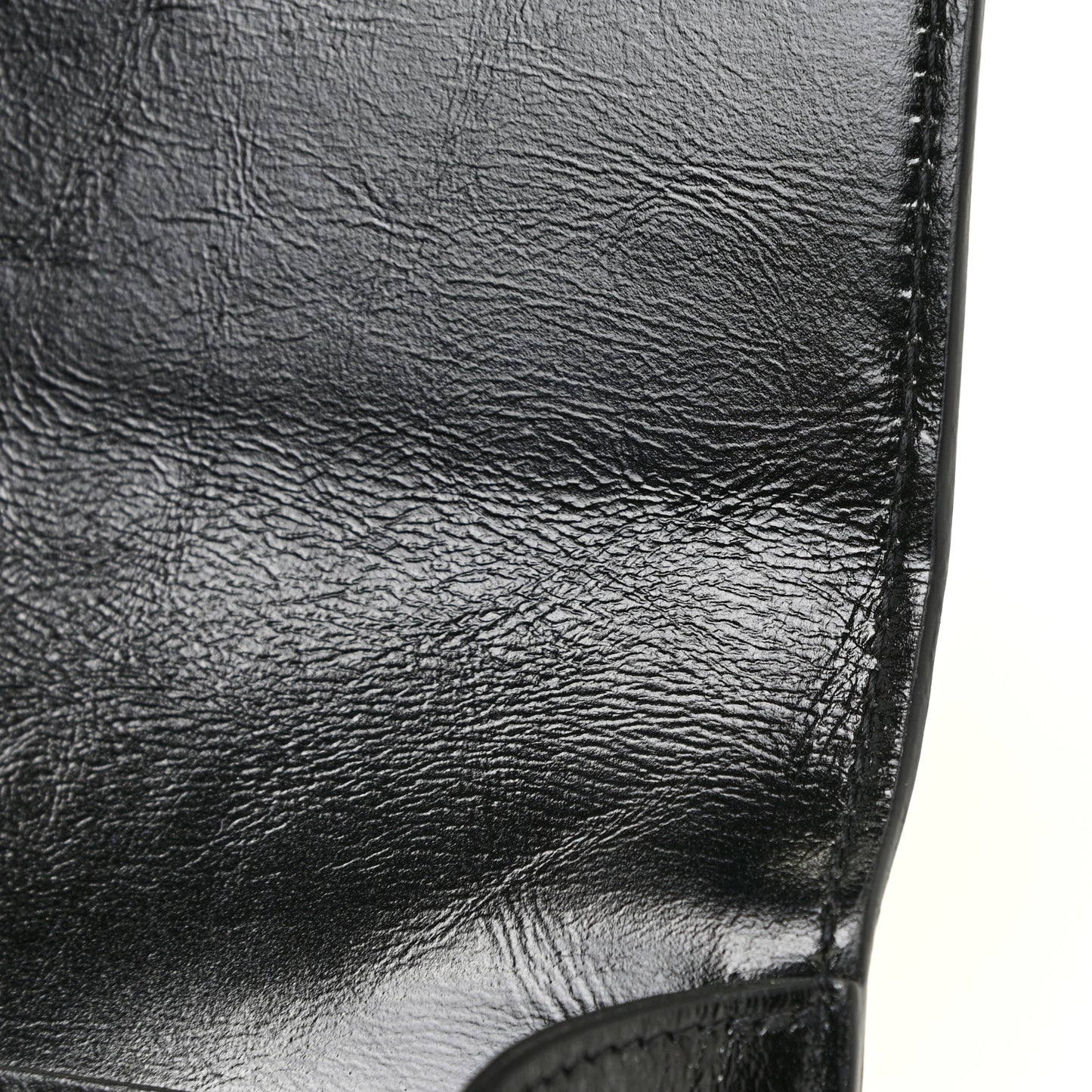 Calfskin Fetiche Long Clutch Black