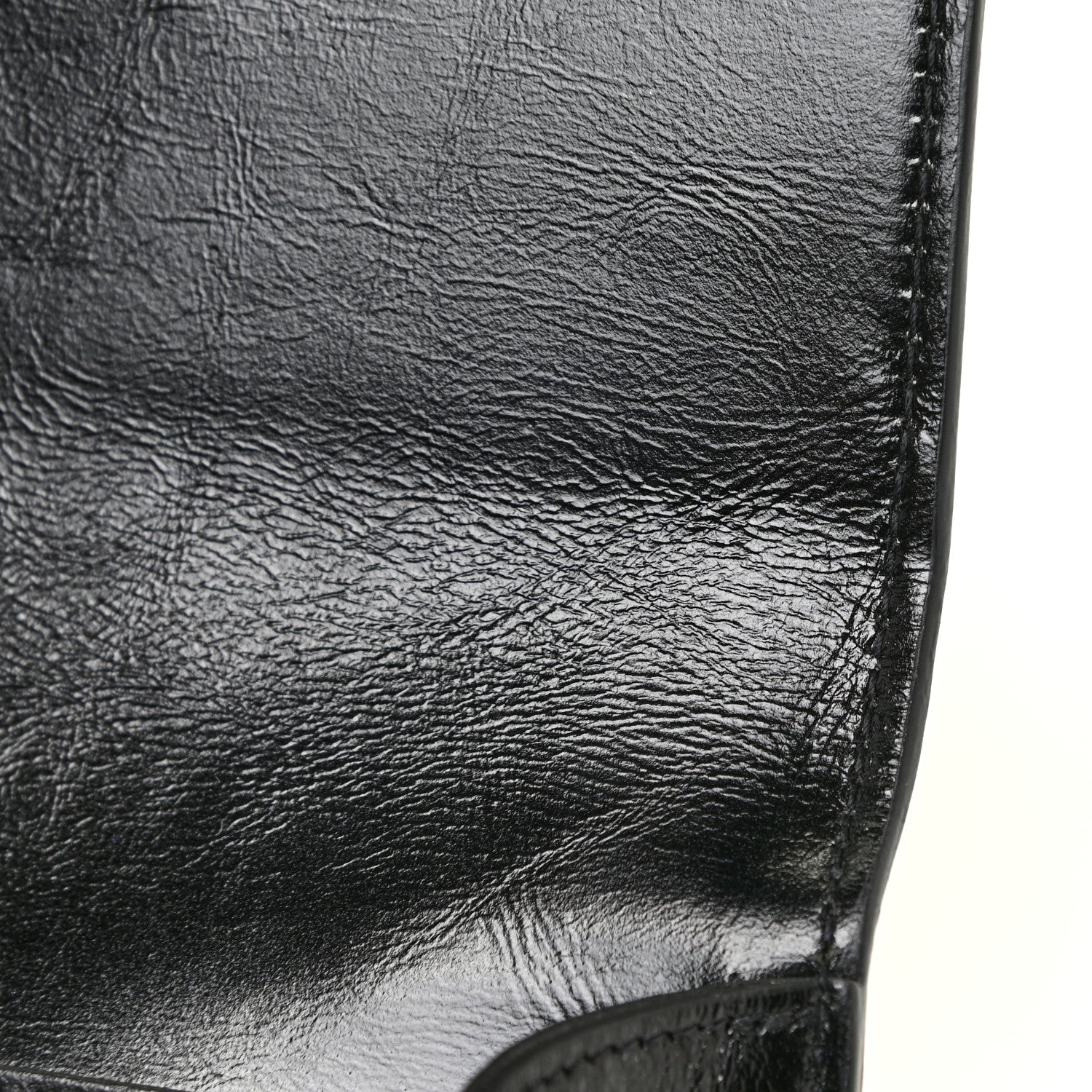 Saint Laurent Calfskin Fetiche Long Clutch Black 12 of 20