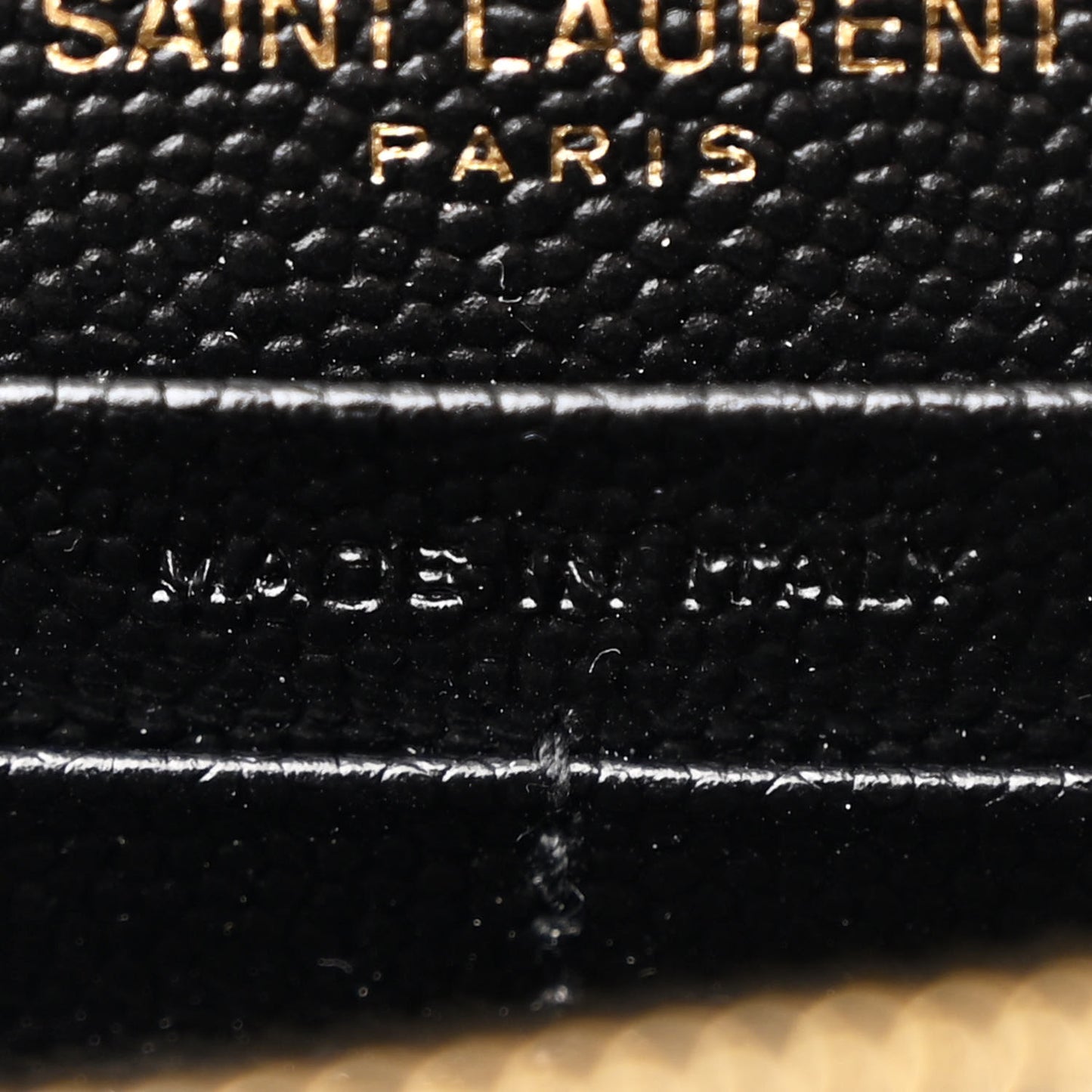Grain De Poudre Classic Monogram Kate Tassel Chain Wallet Black