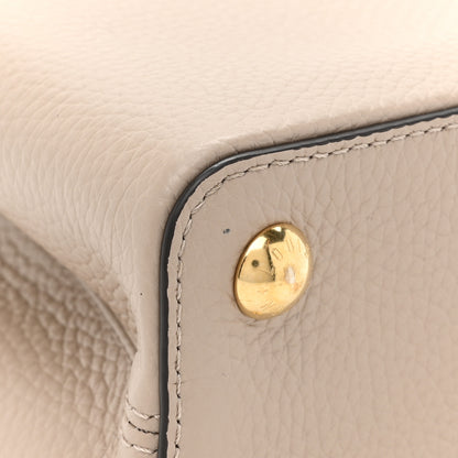 Louis Vuitton Taurillon Capucines BB Galet 10 of 10
