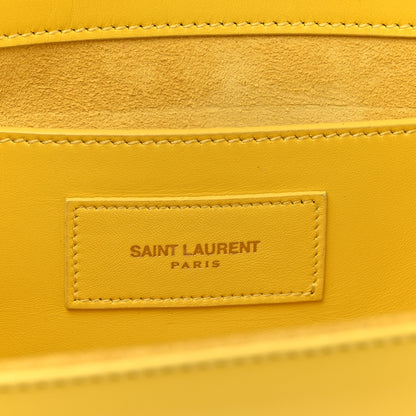 Saint Laurent Calfskin Classic Monogram Cassandre Clutch Soleil 6 of 11