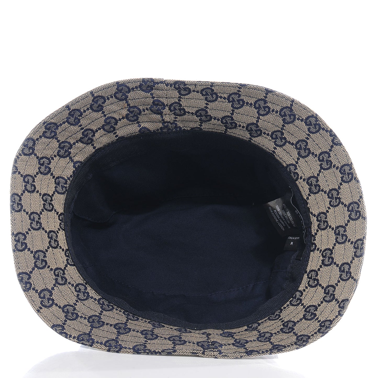 Monogram Web Bucket Hat Blue Medium