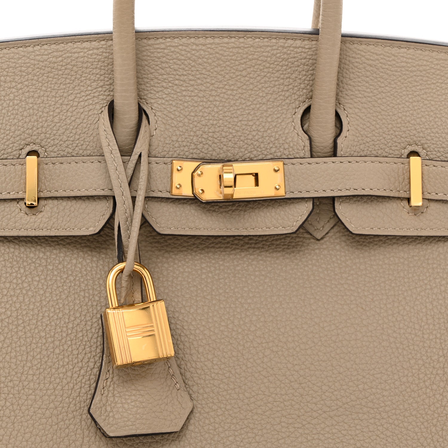 Hermes Togo Birkin 25 Gris Tourterelle 8 of 11