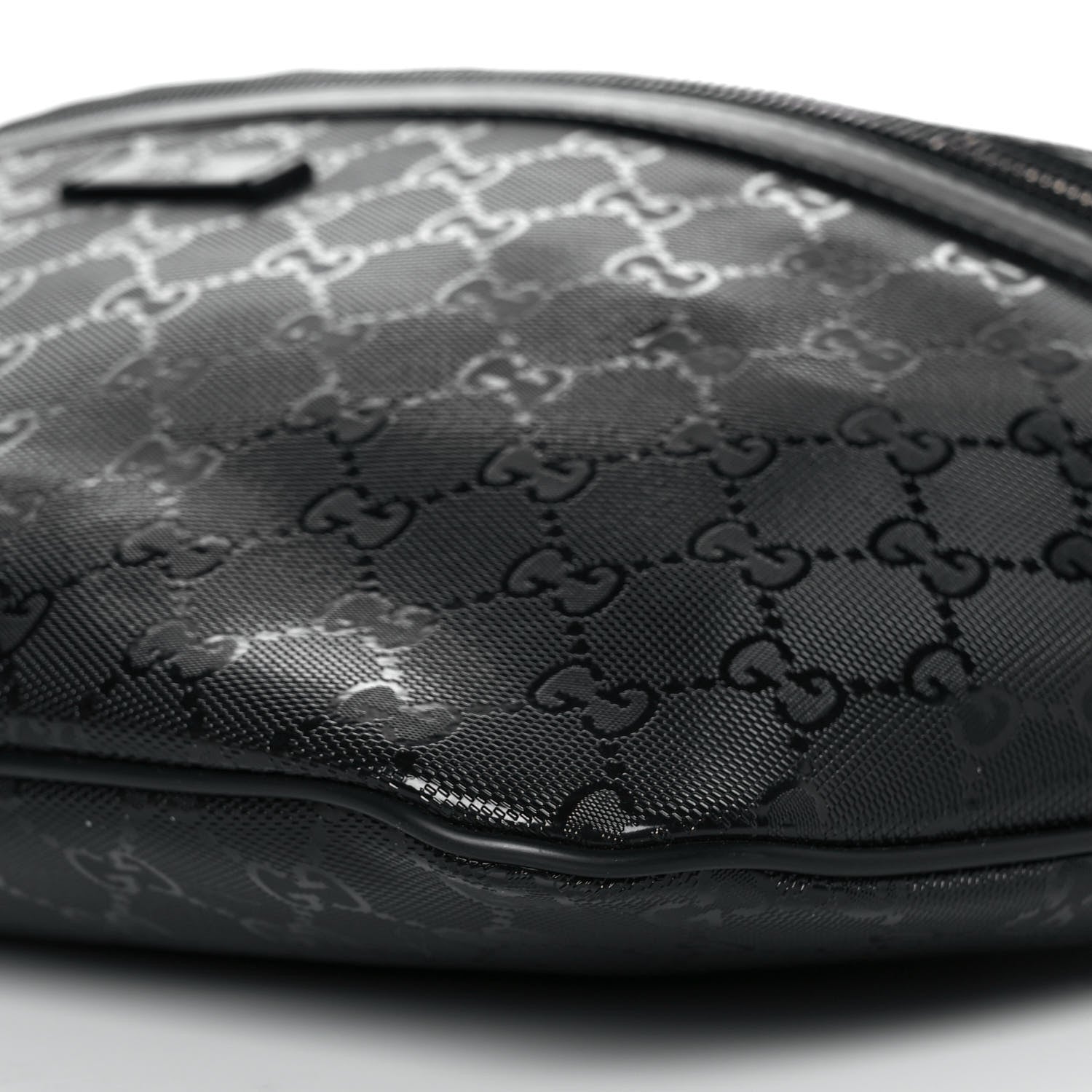 Gucci Imprime Monogram Belt Bag Black 9 of 9