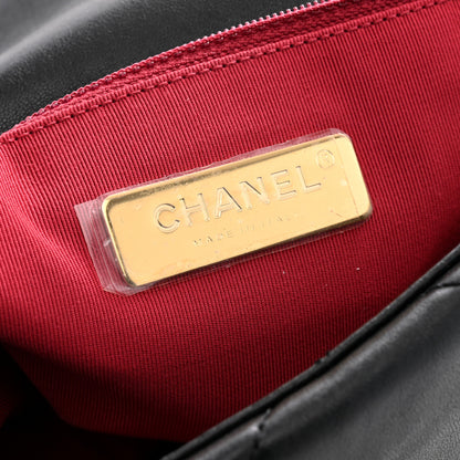 Chanel Lambskin Quilted Medium Chanel 19 Flap Black 6 of 11