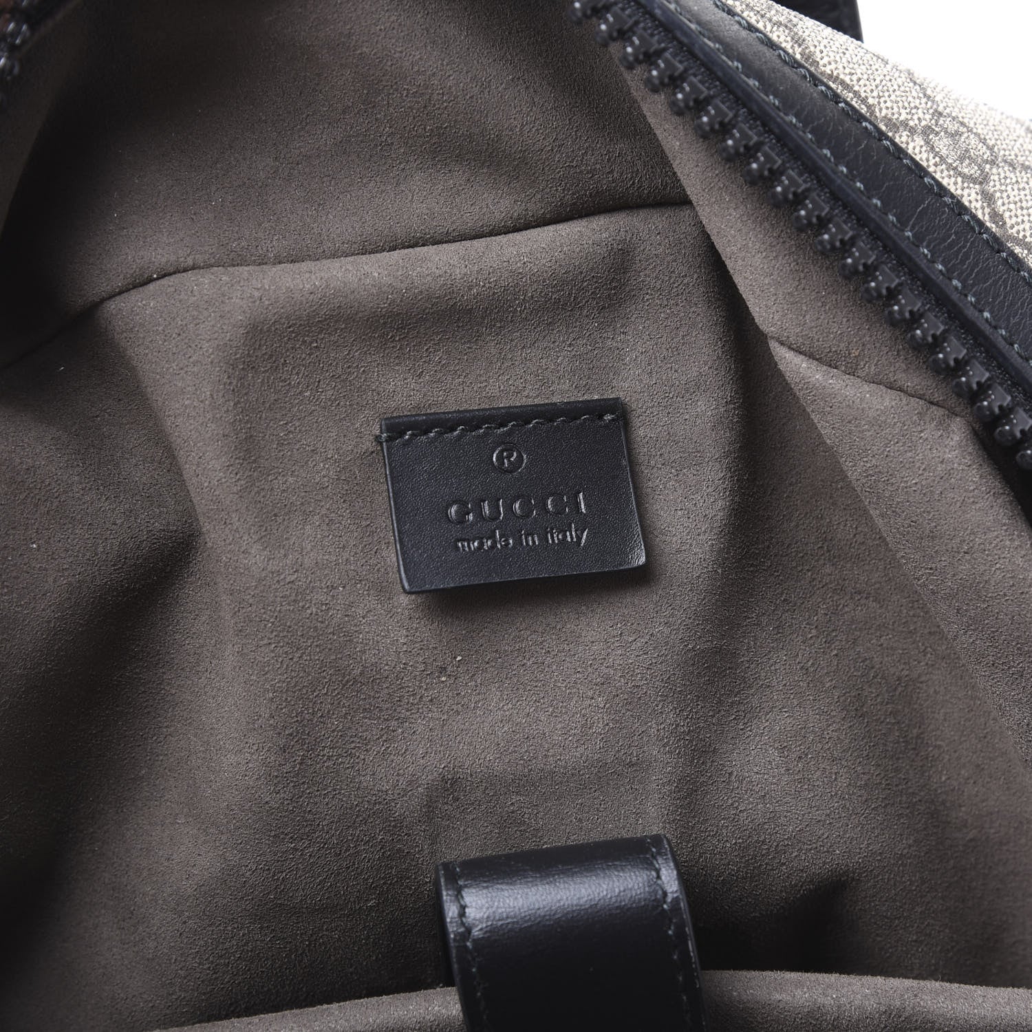 Gucci GG Supreme Monogram Medium Backpack Black 6 of 9