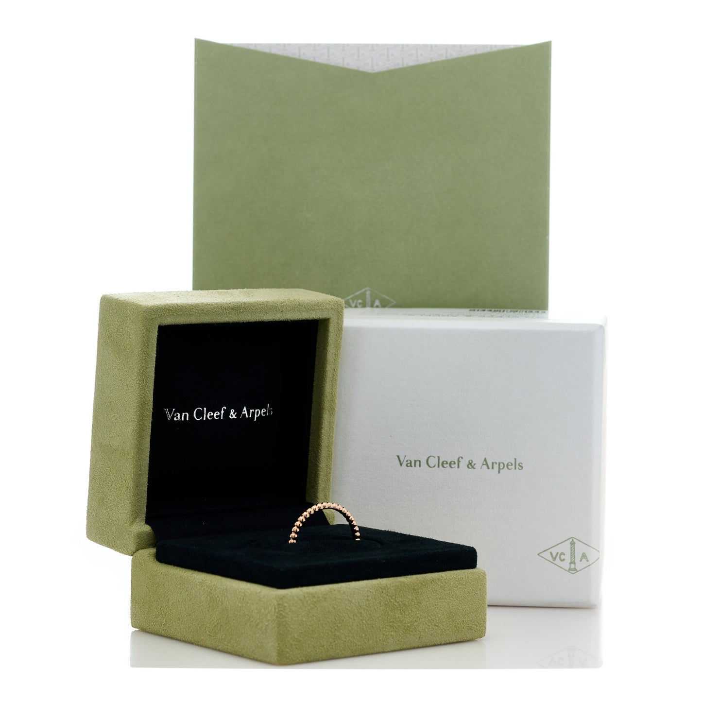 18K Rose Gold Small Perlee Ring 59 8.75