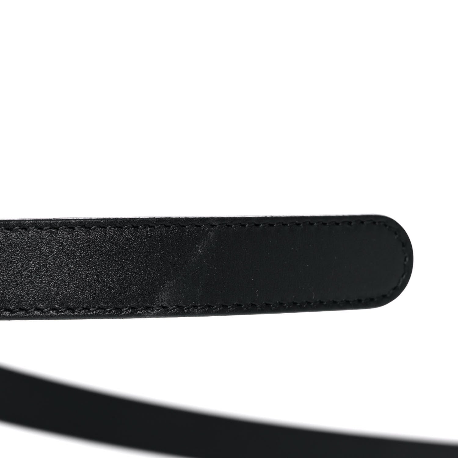 Gucci Calfskin Double G 20mm Belt 75 30 Black 7 of 8