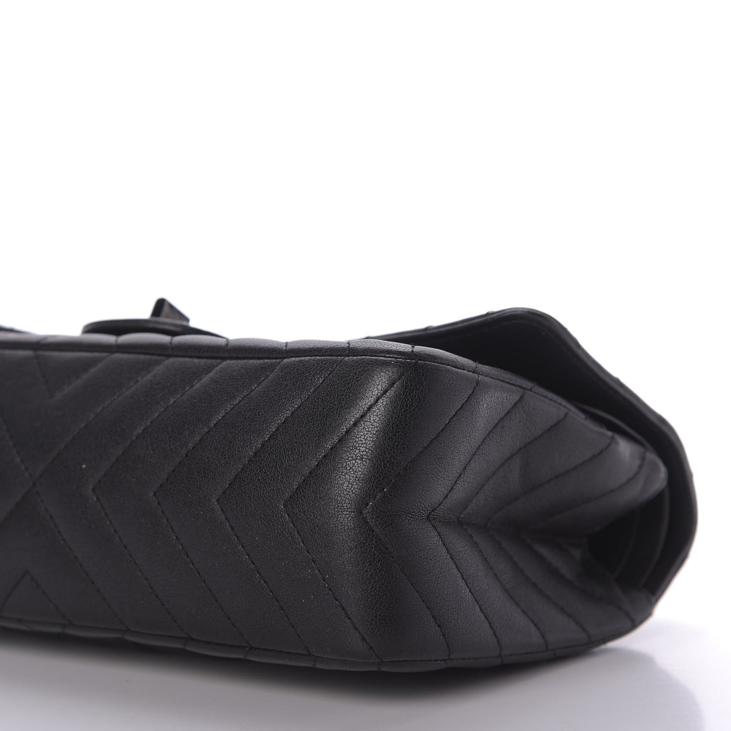 Sheepskin Chevron Quilted 2.55 Reissue 225 Double Flap So Black