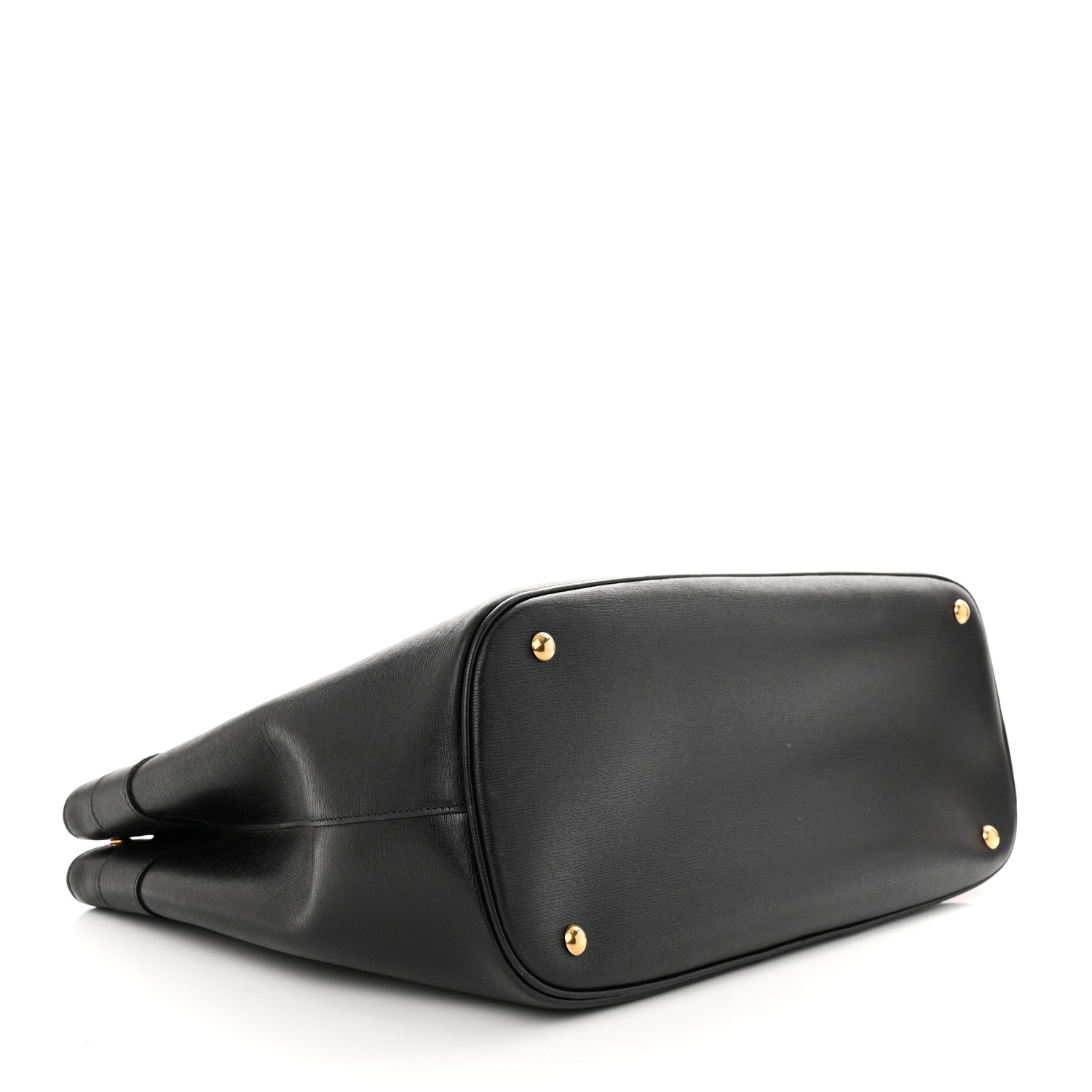 Gucci Textured Calfskin Large Bright Bit Tote Black 4 of 11