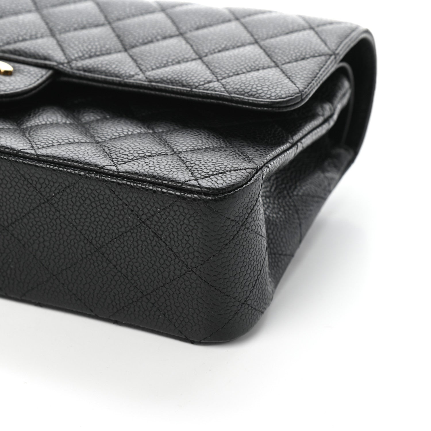 Chanel Caviar Quilted Medium Double Flap Black 10 of 10