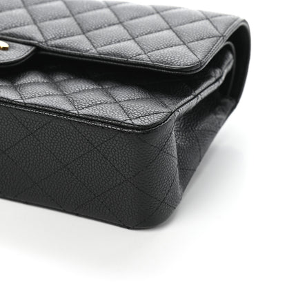 Chanel Caviar Quilted Medium Double Flap Black 10 of 10