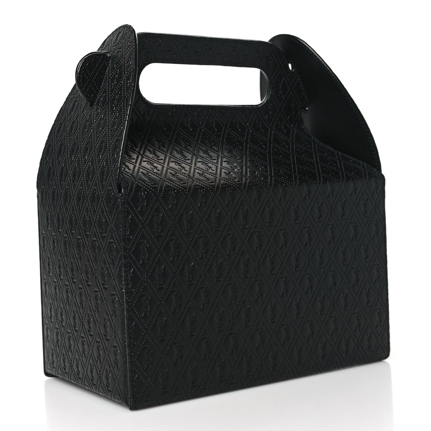 Calfskin Monogram Take Away Box Black