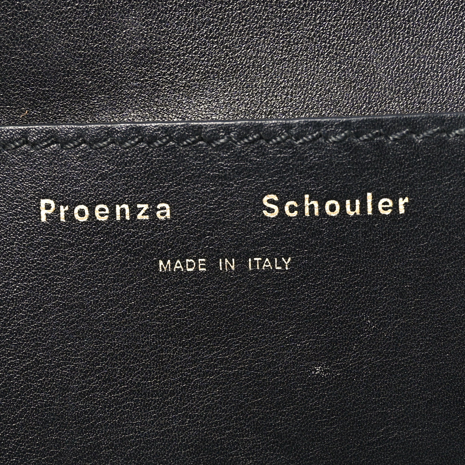 Proenza Schouler Calfskin Pipe Bag Black 6 of 9