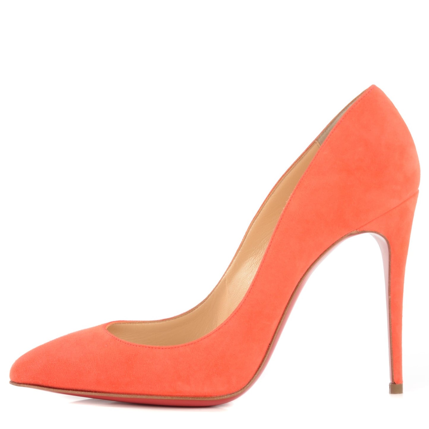 Suede Pigalle Follies 100 Pumps 37 Papaye