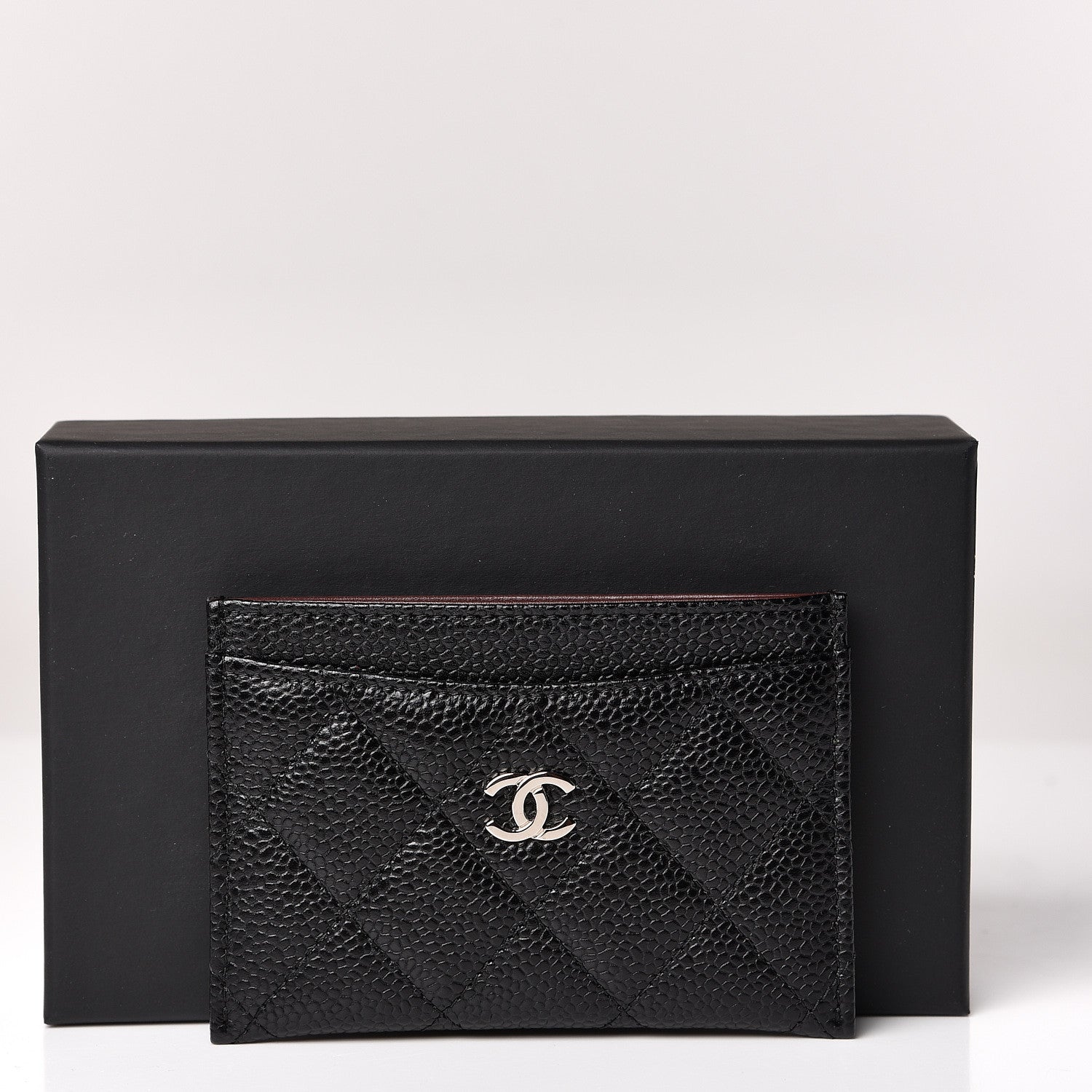 Chanel Caviar Quilted Card Holder Black 10 of 10