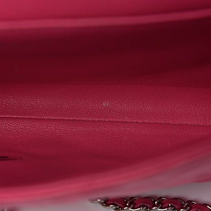 Chanel Lambskin Quilted Clutch With Chain Flap Pink 9 of 18
