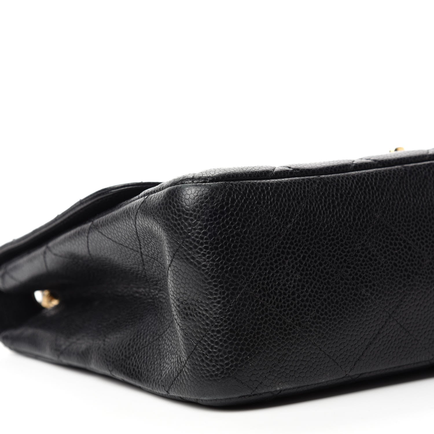 Chanel Caviar Quilted Jumbo Single Flap Black 6 of 11