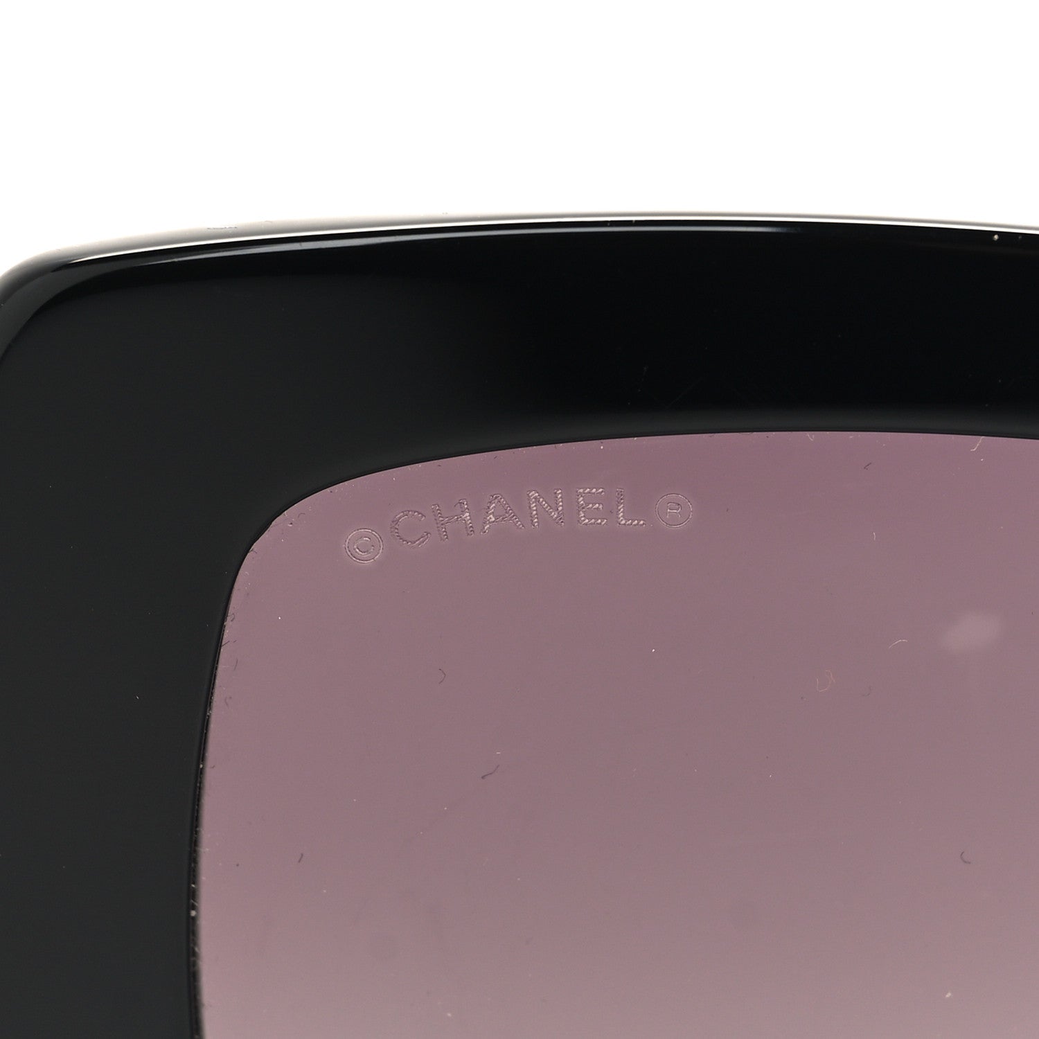 Chanel Acetate Calfskin Square Sunglasses 5474-Q-A Black 7 of 8