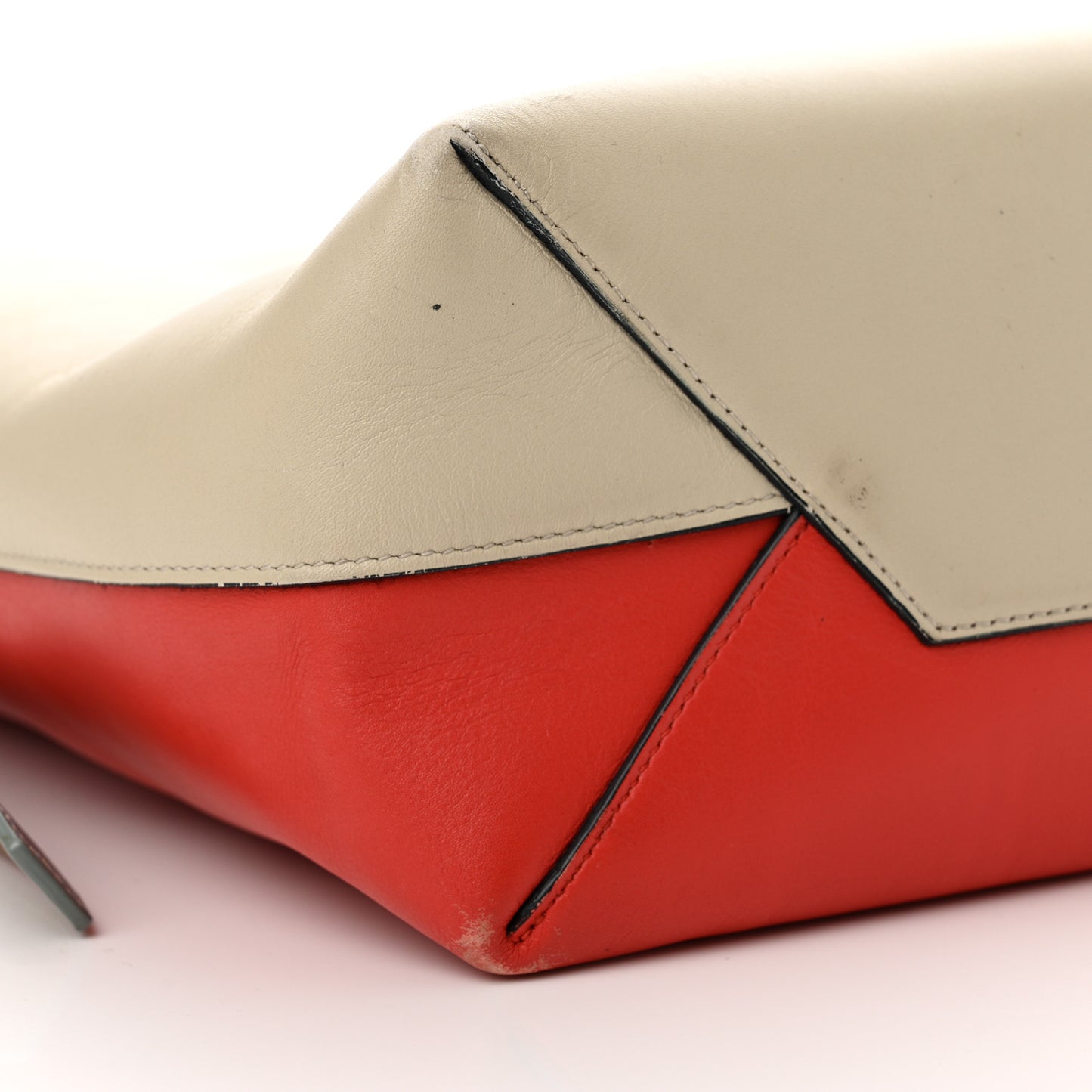 Shiny Smooth Calfskin Small Twisted Cabas