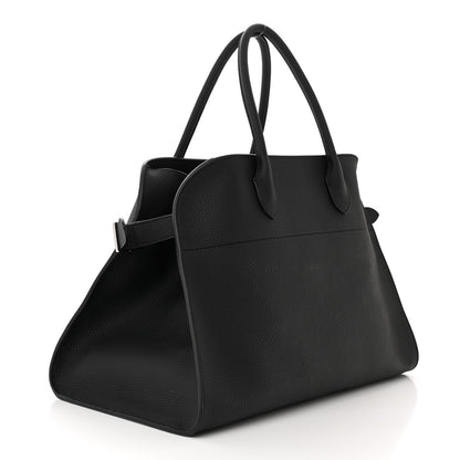 The Row Matte Grained Calfskin Soft Margaux 15 Black 3 of 9
