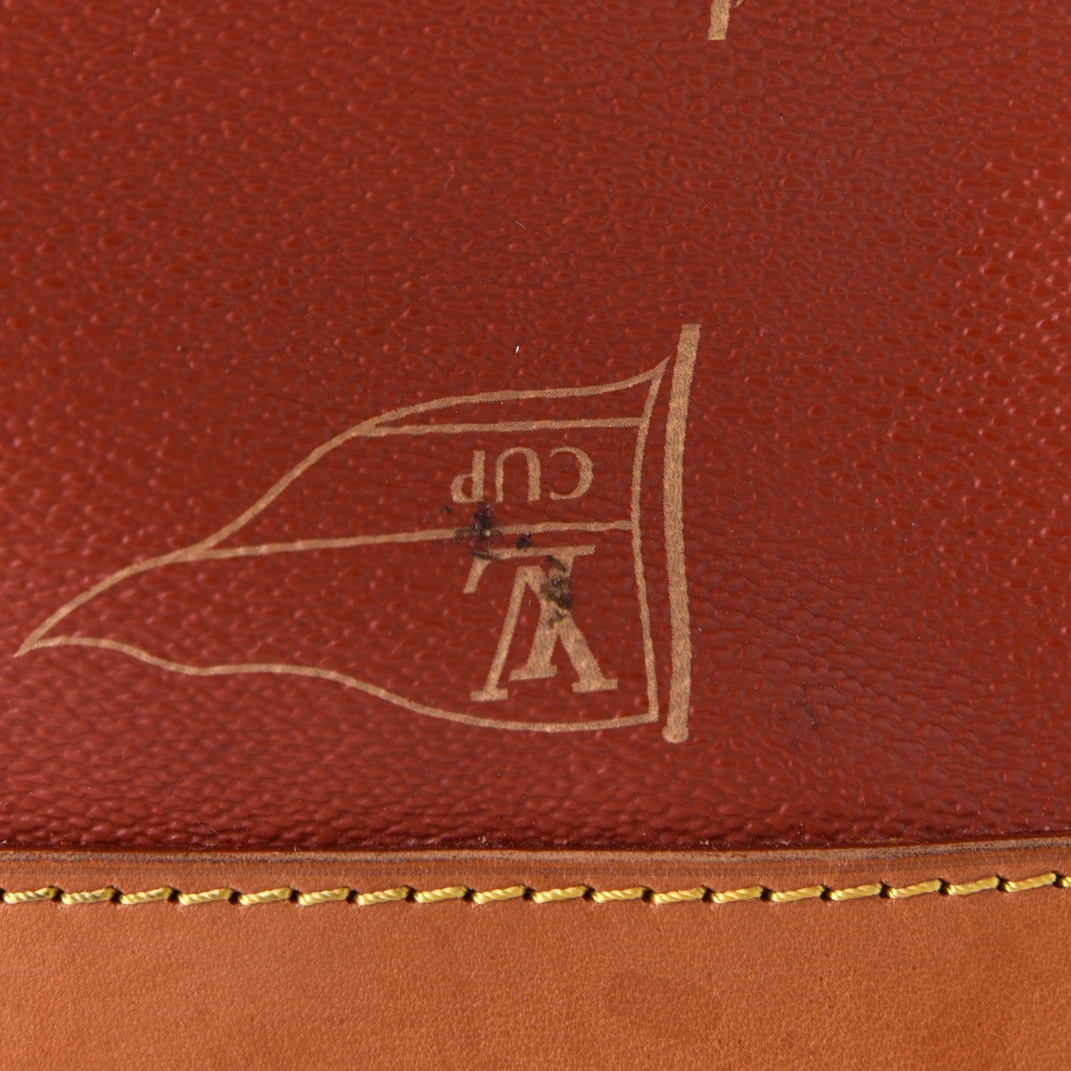 Louis Vuitton Canvas Americas Cup 1995 Saint Tropez Drawstring Bag Red 7 of 8