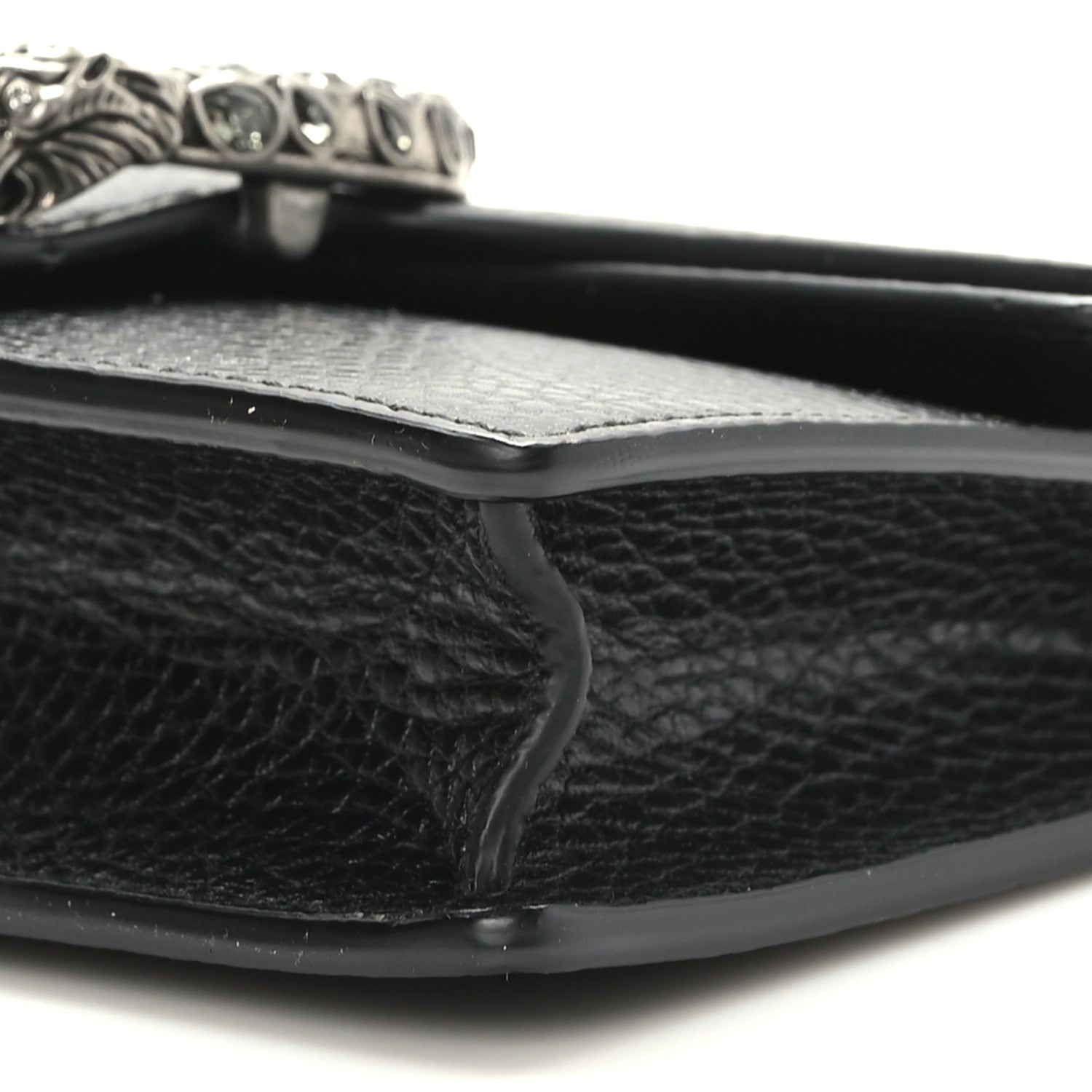 Gucci Calfskin Super Mini Dionysus Shoulder Bag Black 8 of 9