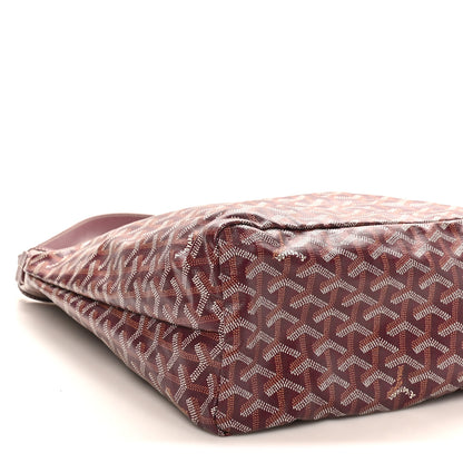 Goyard Goyardine Boheme Hobo Burgundy 9 of 10